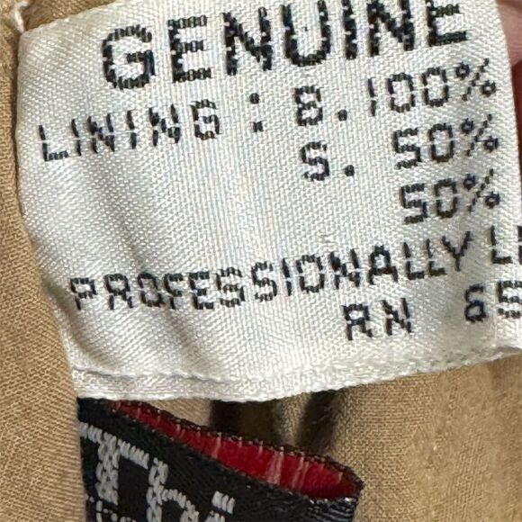 Summit Vintage Brown Leather Bomber Jacket Men’s Size 42 Distressed Flight Coat - Picture 16 of 16